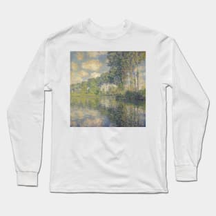 Poplars on the Epte by Claude Monet Long Sleeve T-Shirt